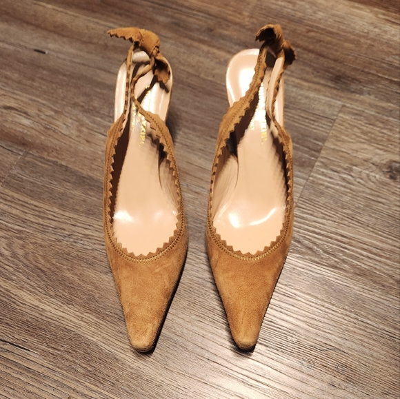 Sonia Rykiel Paris Shoes - Sonia Rykiel Sued kitten heels
